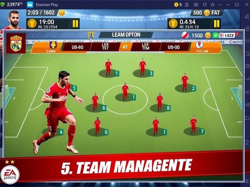FIFA Mobile Dominant Play team management